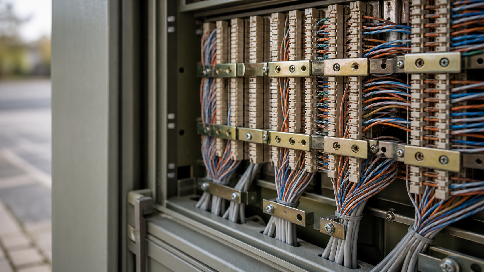 Koper aansluitpunt en ISRA-infrastructuur voor xDSL